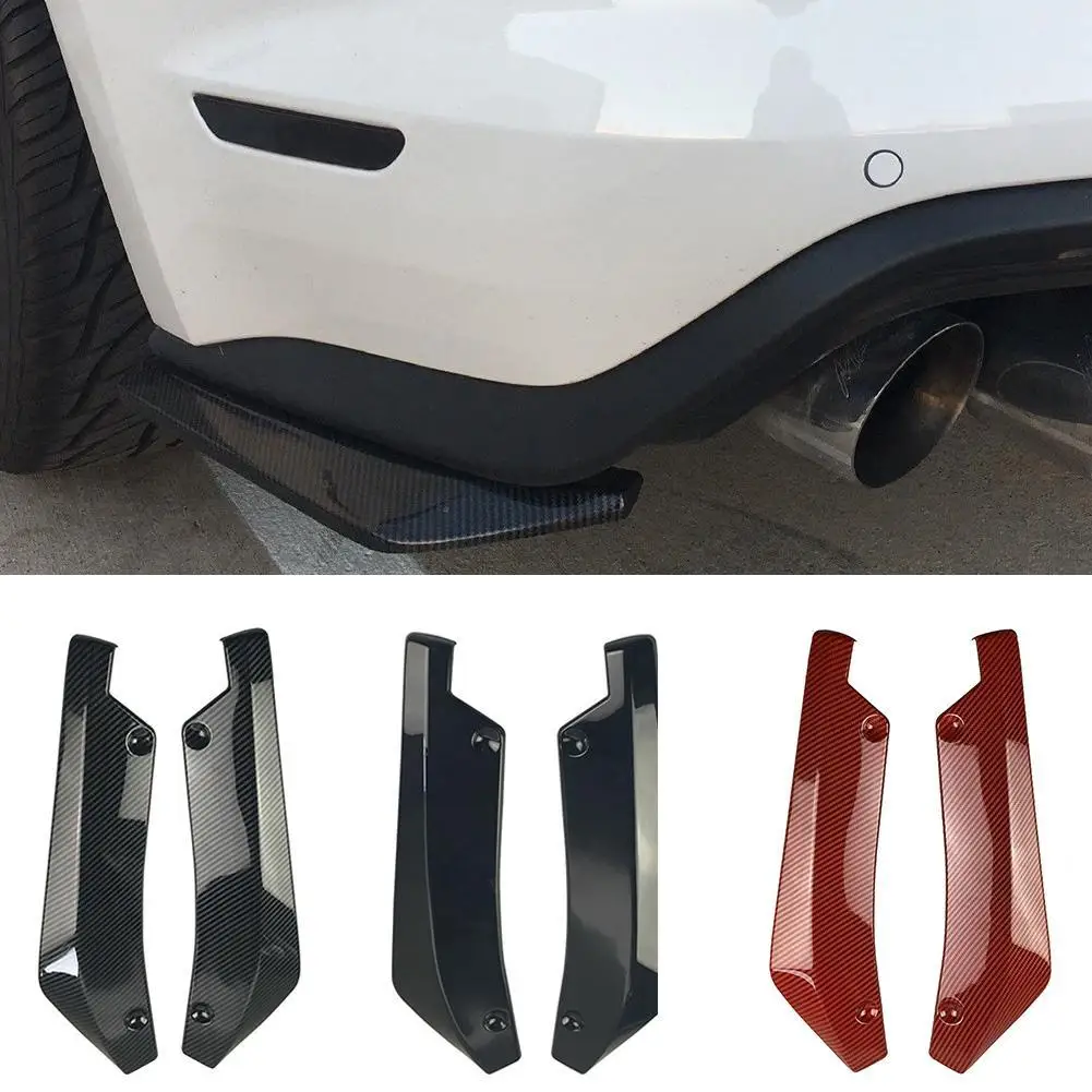 2Pcs Universal Car Rear Bumper Lip Spoiler Diffuser Splitter Scratch Protector Universal Durable Lightweight with 6 Screws
2Pcs Universal Car Rear Bumper Lip Spoiler Diffuser Splitter Scratch Protector Universal Durable Lightweight with 6 Screws