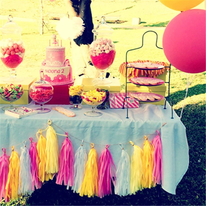 10packs 50pcs DIY Tissue Paper Tassel Garland for Wedding Kids Unicorn Birthday Party Decorations Valentine's Day Favor Supplies
10packs 50pcs DIY Tissue Paper Tassel Garland for Wedding Kids Unicorn Birthday Party Decorations Valentine's Day Favor Supplies