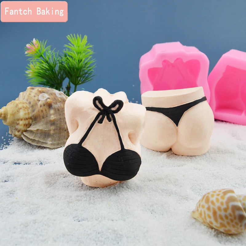 Sexy Bikini Bosom Bra shape 3D Silicone Fondant Cake Mold For Soap Cupcake Jelly Candy Chocolate Decoration Baking Tool
Sexy Bikini Bosom Bra shape 3D Silicone Fondant Cake Mold For Soap Cupcake Jelly Candy Chocolate Decoration Baking Tool