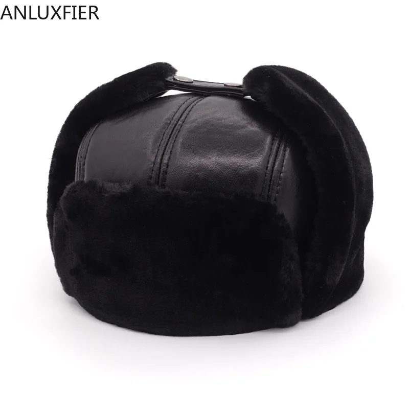 B-7138 New Arrival Leather Cap Elder Men's Winter Sheepskin Hat Father Thick Warm Ear Protection Hat Male Warm Cap New Year Gift
B-7138 New Arrival Leather Cap Elder Men's Winter Sheepskin Hat Father Thick Warm Ear Protection Hat Male Warm Cap New Year Gift