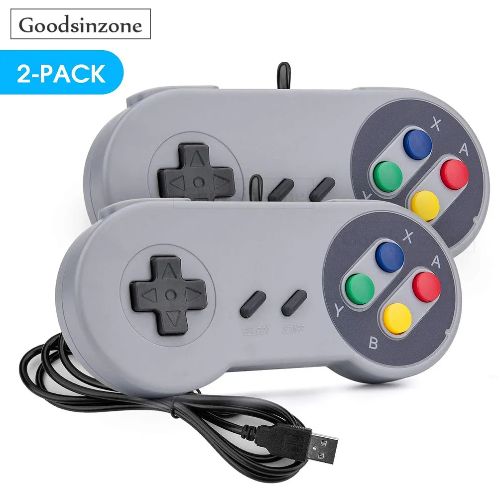 Игровой контроллер для Raspberry Pi, Raspberry Pi 4 Model B/3B SNES Ретро USB-контроллер Классический геймпад Джойстик (серый, 2 упаковки)
Игровой контроллер для Raspberry Pi, Raspberry Pi 4 Model B/3B SNES Ретро USB-контроллер Классический геймпад Джойстик (серый, 2 упаковки)
