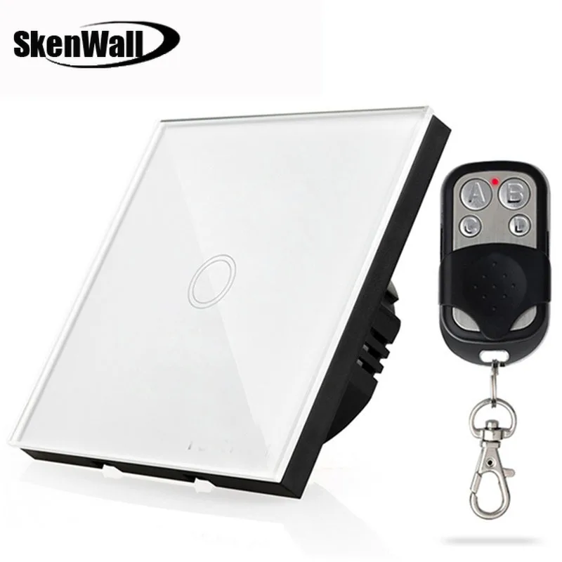 EU Standard 170-240V 1Gang Remote Control Wall Light Smart Switch Touch Switch Crystal Glass Panel Surface Waterproof Fireproof
EU Standard 170-240V 1Gang Remote Control Wall Light Smart Switch Touch Switch Crystal Glass Panel Surface Waterproof Fireproof