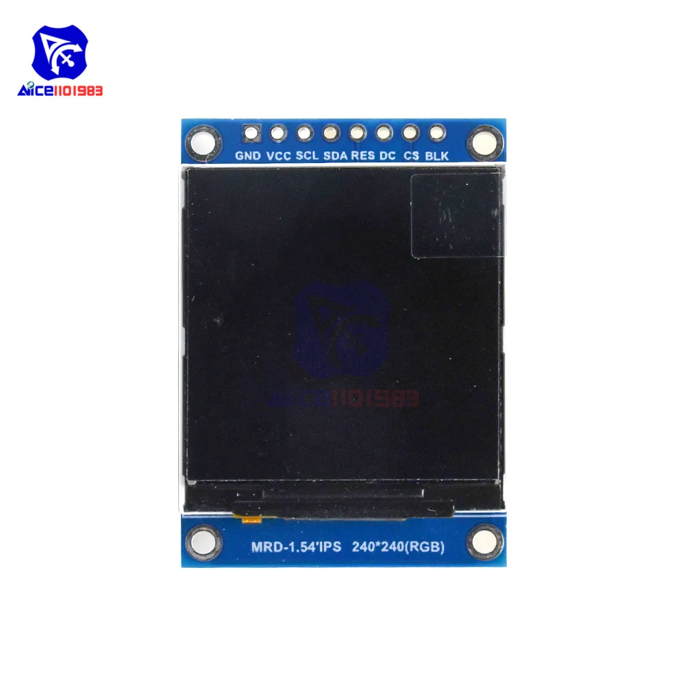 Модуль ЖК-дисплея diymore 1,54 дюйма, IPS, 240x24 0, плата ЖК-дисплея ST7789, драйвер, 8-контактный интерфейс IIC SPI для Arduino 3,3 В
Модуль ЖК-дисплея diymore 1,54 дюйма, IPS, 240x24 0, плата ЖК-дисплея ST7789, драйвер, 8-контактный интерфейс IIC SPI для Arduino 3,3 В