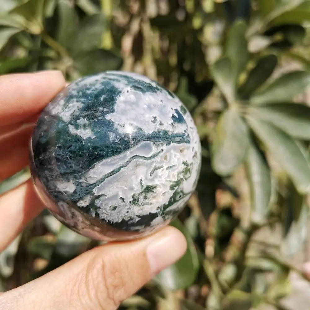 Natural Moss agate Healing Chakra Stones Ball Crystal Quartz Reiki Energy Meditation Sphere
Natural Moss agate Healing Chakra Stones Ball Crystal Quartz Reiki Energy Meditation Sphere