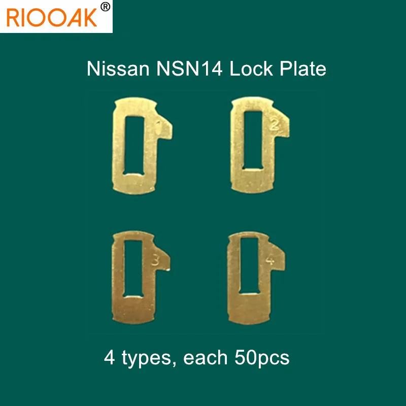 200pcs/lot NSN14 Car Lock Reed Plate For Nissan Car Door Lock Repair Kits Brass Material 4 Models Each 50pcs with Spring
200pcs/lot NSN14 Car Lock Reed Plate For Nissan Car Door Lock Repair Kits Brass Material 4 Models Each 50pcs with Spring