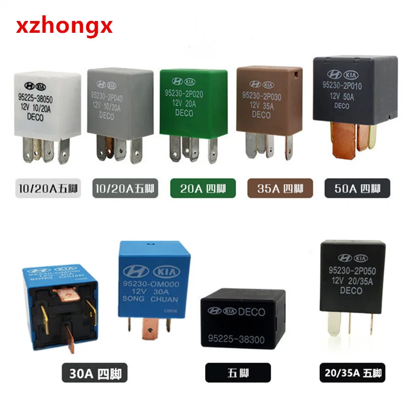 95225-2D000 Automotive near and far light/air conditioning fan relay 5 pin DC12V 10A
95225-2D000 Automotive near and far light/air conditioning fan relay 5 pin DC12V 10A