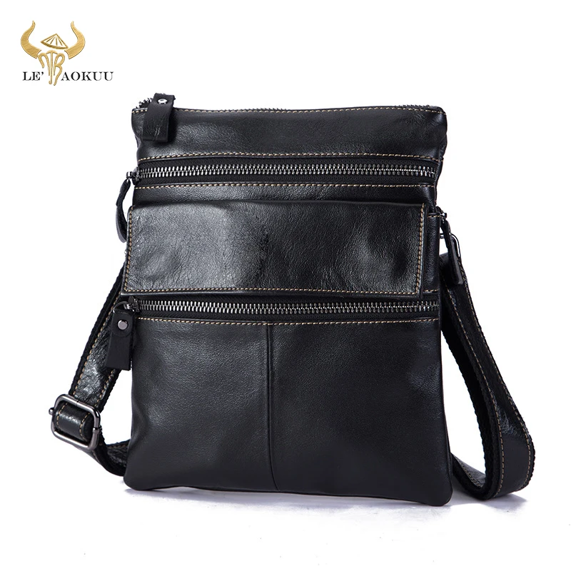 Cowhide Leather Male Design Shoulder Messenger bag Casual fashion Cross-body Bag 9" Tablet School University Student bag 302-b
Cowhide Leather Male Design Shoulder Messenger bag Casual fashion Cross-body Bag 9" Tablet School University Student bag 302-b