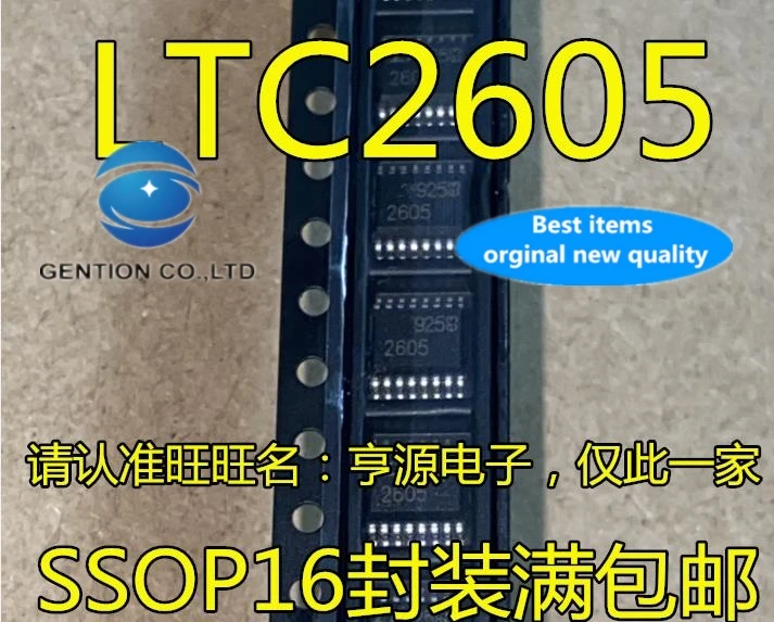 2 шт., LT2605 LTC2605 LTC2605CGN LTC2605IGN 2605 2605 I, аналогово-цифровое преобразование
2 шт., LT2605 LTC2605 LTC2605CGN LTC2605IGN 2605 2605 I, аналогово-цифровое преобразование