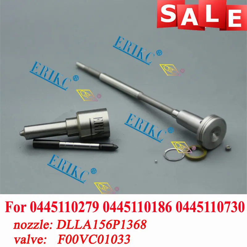 ERIKC Common Rail Overhaul Injector Kits Include Nozzle DLLA156P1368 Valve F00VC01033 And Sealing Ring Ball For 0445110279
ERIKC Common Rail Overhaul Injector Kits Include Nozzle DLLA156P1368 Valve F00VC01033 And Sealing Ring Ball For 0445110279