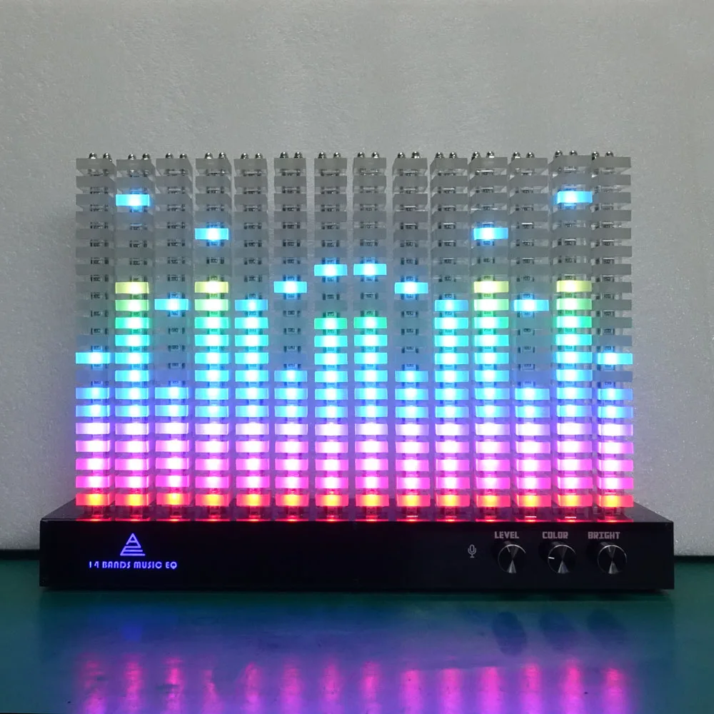 Dual 7-segment Symmetrical Spectrum Light Professional Audio Analyzer Music Level Indicator LED Acrylic Jumping Light VU
Dual 7-segment Symmetrical Spectrum Light Professional Audio Analyzer Music Level Indicator LED Acrylic Jumping Light VU