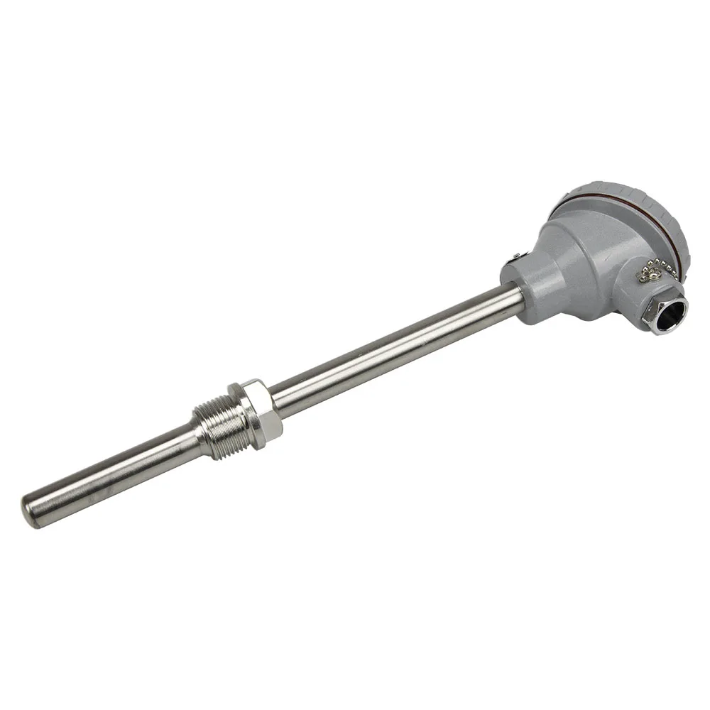 WRN-230 high thermostability 0-1300C 100mm sensing probe armor connection K type thermocouple temperature sensor
WRN-230 high thermostability 0-1300C 100mm sensing probe armor connection K type thermocouple temperature sensor