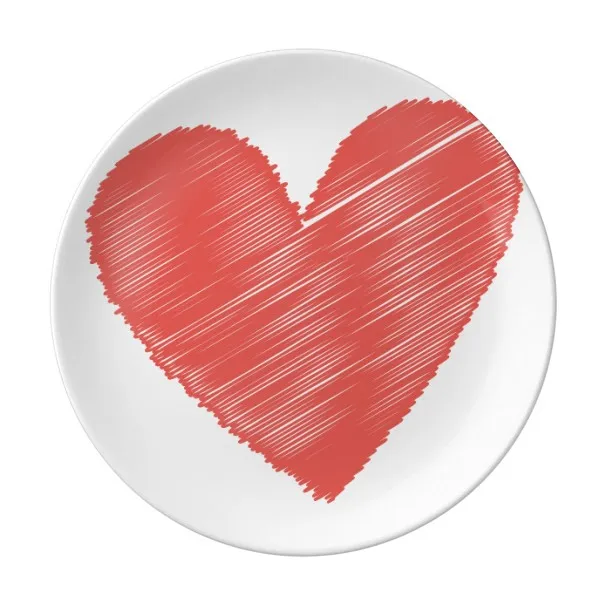 Valentine's Day Red Heart Shaped Dessert Plate Decorative Porcelain 8 inch Dinner Home
Valentine's Day Red Heart Shaped Dessert Plate Decorative Porcelain 8 inch Dinner Home