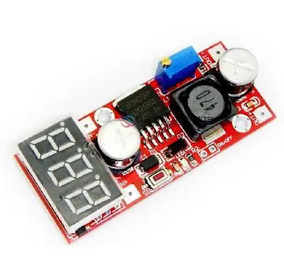 Dc adjustable buck step down converter lm2596 voltage regulator with voltmeter diy electronics
Dc adjustable buck step down converter lm2596 voltage regulator with voltmeter diy electronics