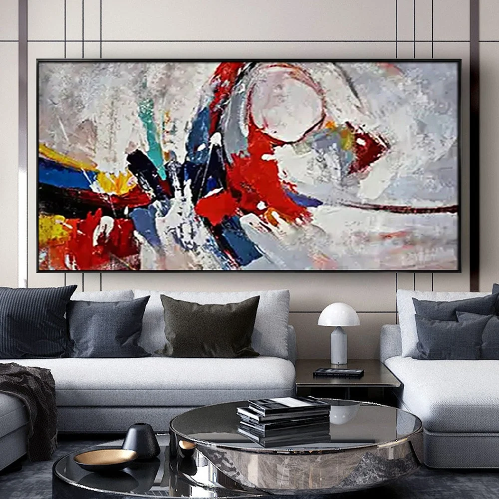 Modern Abstract Oil Painting Decor Home 100% Handmade Fashion Canvas Poster For Living Room Decoration Color Line Wall Art Image
Modern Abstract Oil Painting Decor Home 100% Handmade Fashion Canvas Poster For Living Room Decoration Color Line Wall Art Image