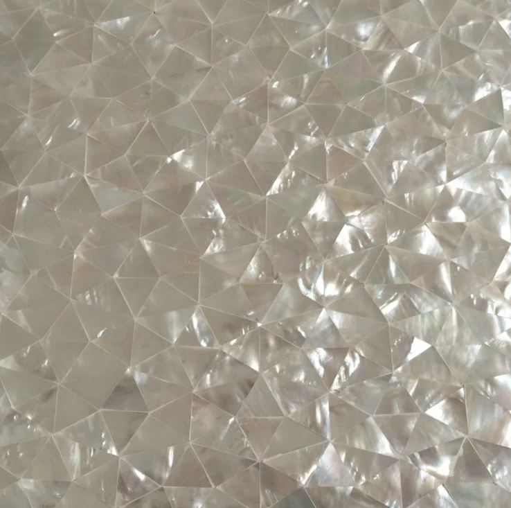 Luxury White Triangle Mother of Pearl Mosaic Kitchen Backsplash Bathroom Shell Tile MOPSL088
Luxury White Triangle Mother of Pearl Mosaic Kitchen Backsplash Bathroom Shell Tile MOPSL088