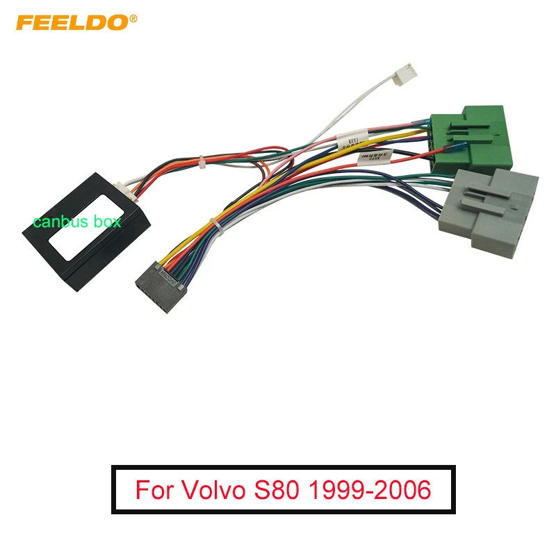 FEELDO Car 16pin Audio Wiring Harness With Canbus Box For Volvo S80 99-06 Aftermarket Stereo Installation Wire Adapter
FEELDO Car 16pin Audio Wiring Harness With Canbus Box For Volvo S80 99-06 Aftermarket Stereo Installation Wire Adapter