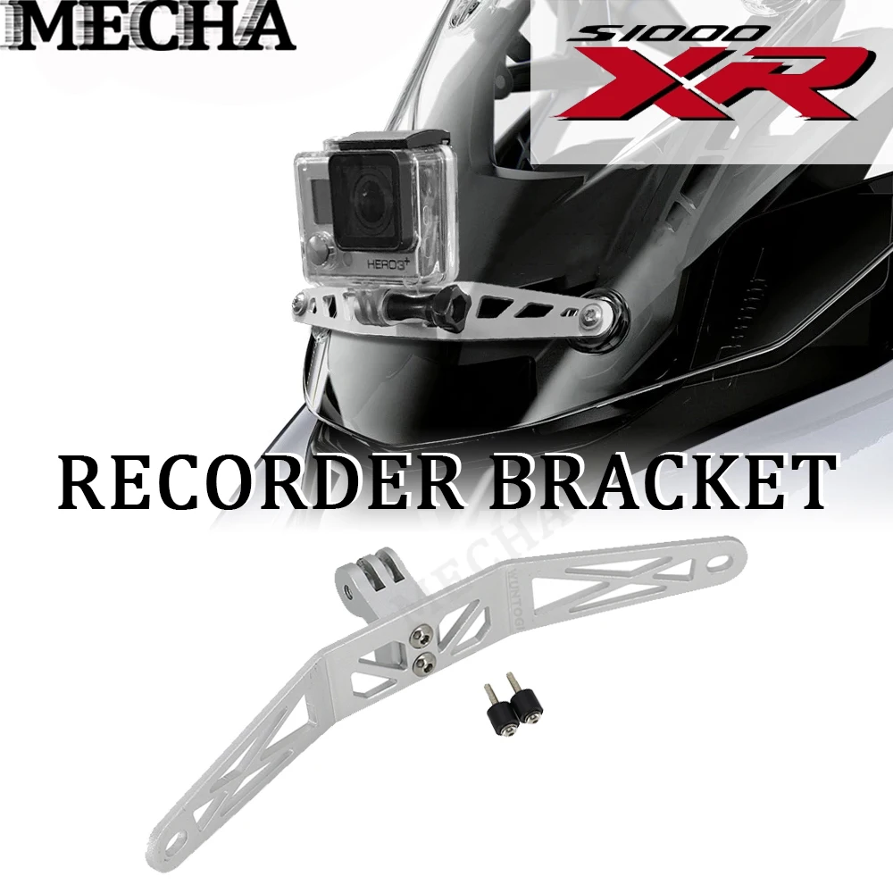 Motorcycle cnc aluminum Recorder Holder Silver For GoPro camera Bracket Brackets For BMW S1000XR S1000 XR S 1000 XR 2020-2021
Motorcycle cnc aluminum Recorder Holder Silver For GoPro camera Bracket Brackets For BMW S1000XR S1000 XR S 1000 XR 2020-2021