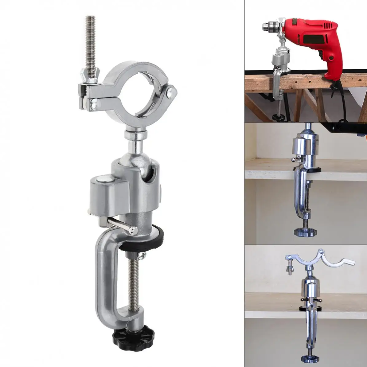 Portable 360° Table Swivel Vise Woodworking Universal Mini Clamp-on Table Bench Vise Clamp Electric Drill Stand Rotating Tool
Portable 360° Table Swivel Vise Woodworking Universal Mini Clamp-on Table Bench Vise Clamp Electric Drill Stand Rotating Tool