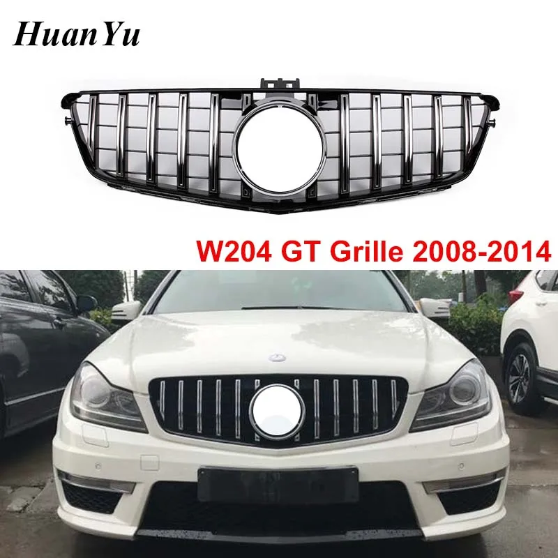 W204 Front Bumper GT Grille for Mercedes-benz C Class Replacement Front Lip Racing Grill C180 C200 C300 2008-2014
W204 Front Bumper GT Grille for Mercedes-benz C Class Replacement Front Lip Racing Grill C180 C200 C300 2008-2014