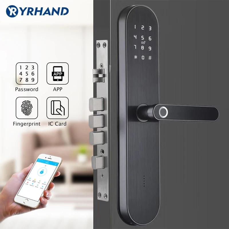 smart phone ttlock app control bluetooth fingerprint password door lock for home airbnb office school hotel
smart phone ttlock app control bluetooth fingerprint password door lock for home airbnb office school hotel