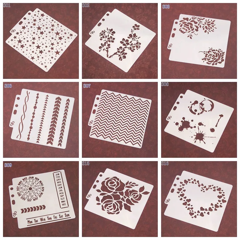 Stars/Flowers New DIY Layering Stencils Wall Painting Scrapbooking Coloring Embossing Crafts Album Decor Paper Card Template
Stars/Flowers New DIY Layering Stencils Wall Painting Scrapbooking Coloring Embossing Crafts Album Decor Paper Card Template
