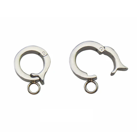 10pcs Inner 7mm Silver Tone 316L Stainless Steel Necklace Bracelet Pendant Jewelry Clasps for Jewelry Making Accessories F28
10pcs Inner 7mm Silver Tone 316L Stainless Steel Necklace Bracelet Pendant Jewelry Clasps for Jewelry Making Accessories F28