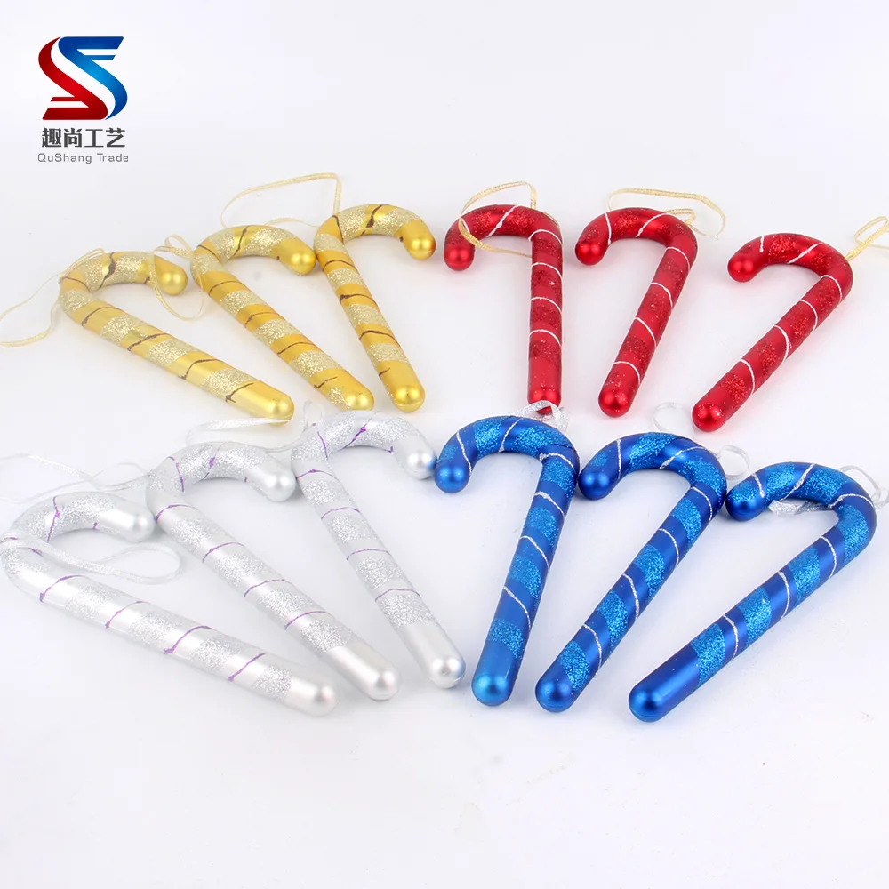 Christmas Tree Decorations Golden Dusting Plastic Crutch Pendant 3 Pack Home Decor christmas gift Party Wedding Ornament Pendant
Christmas Tree Decorations Golden Dusting Plastic Crutch Pendant 3 Pack Home Decor christmas gift Party Wedding Ornament Pendant