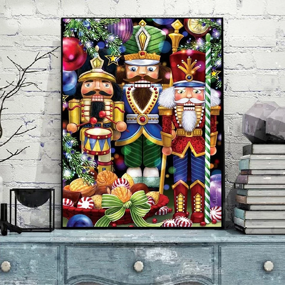 Three Nutcrackers 5D DIY Diamond Painting Cartoon Full Square/Round Drill Cross Stitch Art Picture Rhinestone Craft Home Decor
Three Nutcrackers 5D DIY Diamond Painting Cartoon Full Square/Round Drill Cross Stitch Art Picture Rhinestone Craft Home Decor