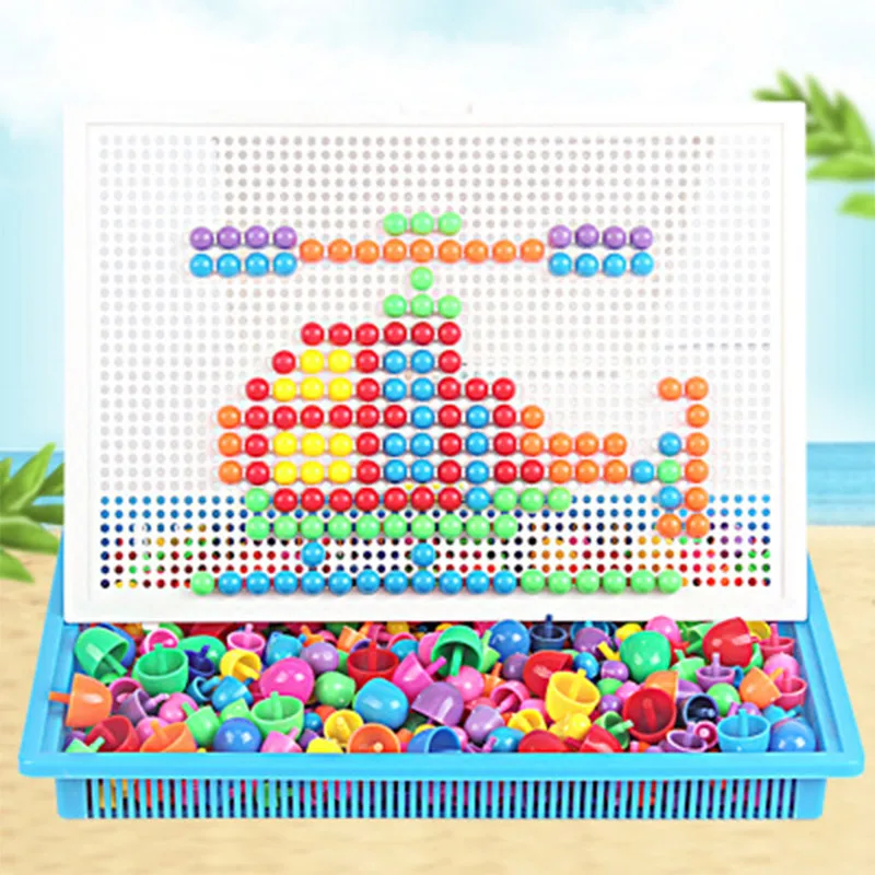 296/592pcs Children Composite Intellectual Toys For Kids Gifts DIY Mosaic Picture Puzzle Toys Educational Mushroom Nail Kit Toys
296/592pcs Children Composite Intellectual Toys For Kids Gifts DIY Mosaic Picture Puzzle Toys Educational Mushroom Nail Kit Toys