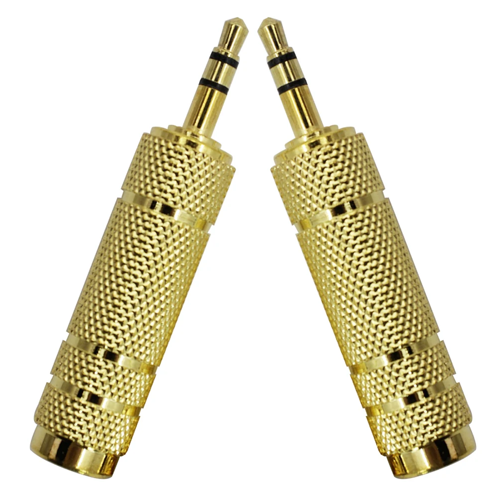 2 Pcs/Set Audio Adapter 6.5mm Jack to 3.5mm Plug Converter Connector Musical Instrument Accessories for Mic Amp Speaker Guitar
2 Pcs/Set Audio Adapter 6.5mm Jack to 3.5mm Plug Converter Connector Musical Instrument Accessories for Mic Amp Speaker Guitar