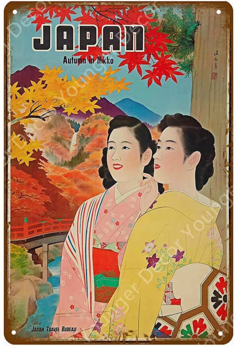 ZHUOYUETT Metal Sign Poster Japan Travel Japan Ukiyo-E Old Style Wall Art Painting Plaque Tin Painting 20x30cm YD9716EJ
ZHUOYUETT Metal Sign Poster Japan Travel Japan Ukiyo-E Old Style Wall Art Painting Plaque Tin Painting 20x30cm YD9716EJ