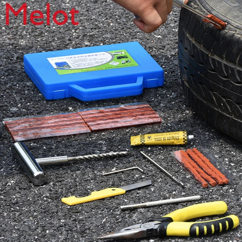 Car Boxed Tire Repairing Tools Set Pointed Pliers Vacuum Tire Dedicated Rubber Bar
Car Boxed Tire Repairing Tools Set Pointed Pliers Vacuum Tire Dedicated Rubber Bar