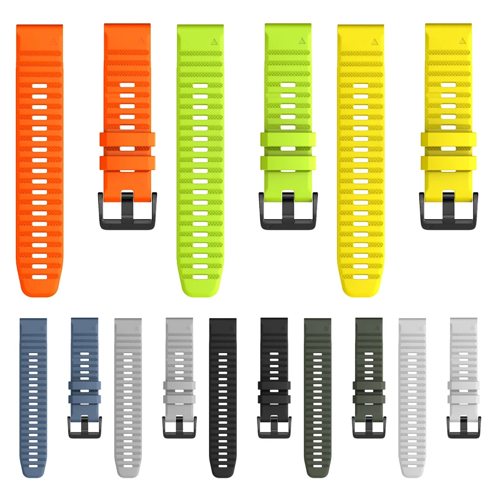 Quick Release 22 26mm Silicone Strap for Garmin Fenix 6 6X 5 5X plus 3 HR Watch Band Forerunner 935 945 Watchbands Accessoris
Quick Release 22 26mm Silicone Strap for Garmin Fenix 6 6X 5 5X plus 3 HR Watch Band Forerunner 935 945 Watchbands Accessoris