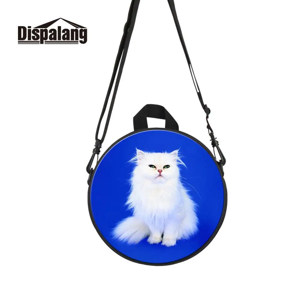 Рюкзак с принтом белого кота, круглый, женская сумка-мессенджер, детская сумка через плечо, школьная сумка для девочек, индивидуальная сумка на плечо
Рюкзак с принтом белого кота, круглый, женская сумка-мессенджер, детская сумка через плечо, школьная сумка для девочек, индивидуальная сумка на плечо