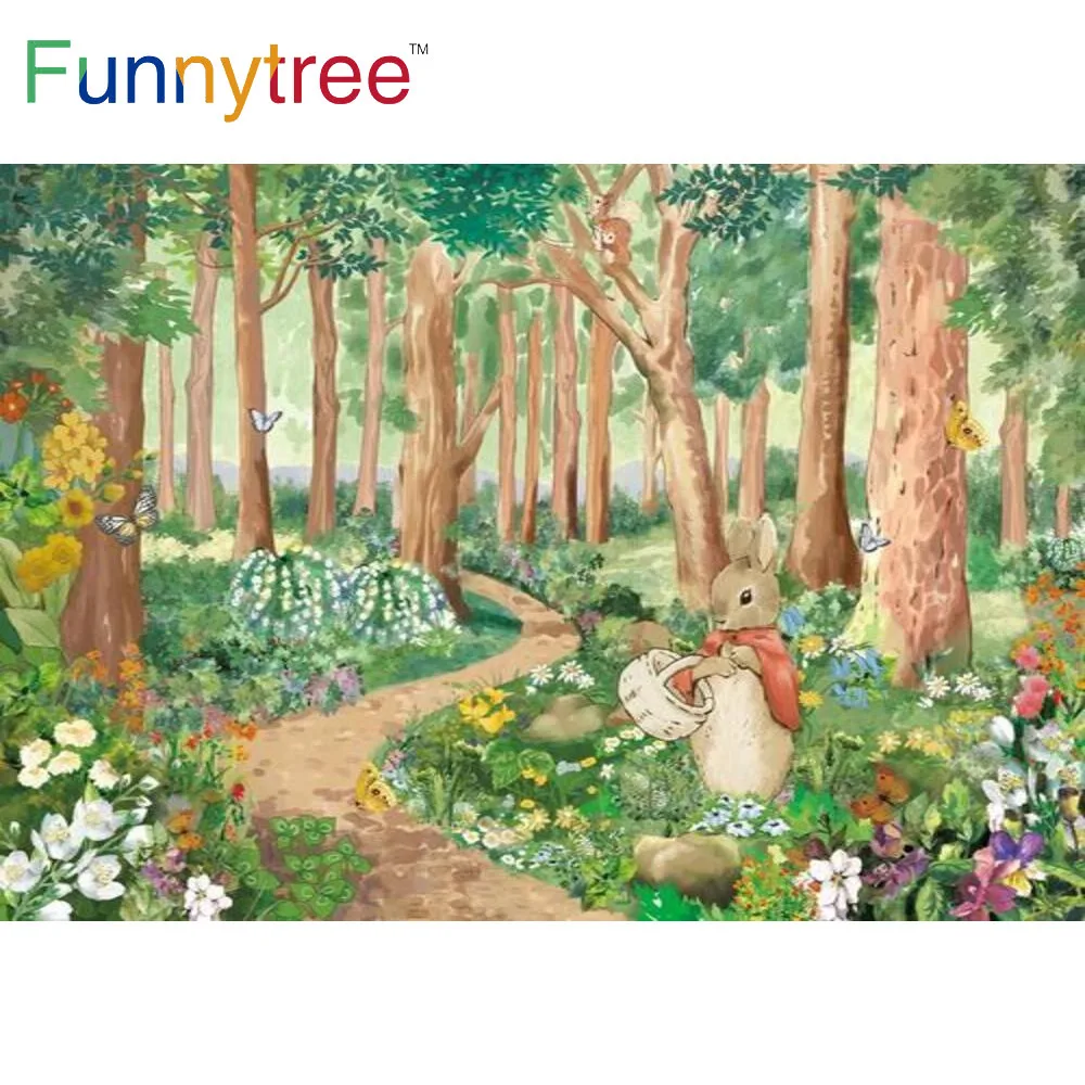 Funnytree Fairy Tale Easter Forest Backdrop Cartoon Rabbit Party Supplies Custom Decor Poster Photography Background Banner
Funnytree Fairy Tale Easter Forest Backdrop Cartoon Rabbit Party Supplies Custom Decor Poster Photography Background Banner