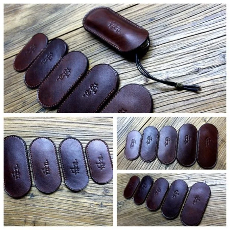Hand-stitched Folding Knife Vegetable Tanned Cowhide Cover Leather Scabbard For Army Knife 91MM 111MM 130MM Shell
Hand-stitched Folding Knife Vegetable Tanned Cowhide Cover Leather Scabbard For Army Knife 91MM 111MM 130MM Shell