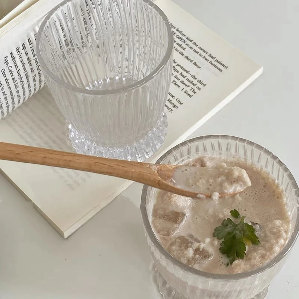 Ins Korean Style Small Waist Stripe Personality Glass Cup Tea Cup Milk Cup Coffee Cup
Ins Korean Style Small Waist Stripe Personality Glass Cup Tea Cup Milk Cup Coffee Cup