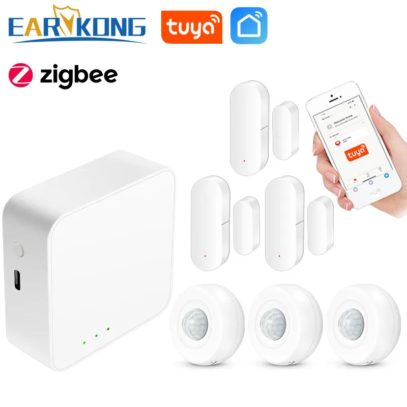 Tuya WiFi Zigbee Bluetooth Smart Home Alarm System Door Open Sensor Zigbee Hub Smart Life APP Remote Work With Alexa Google Home
Tuya WiFi Zigbee Bluetooth Smart Home Alarm System Door Open Sensor Zigbee Hub Smart Life APP Remote Work With Alexa Google Home