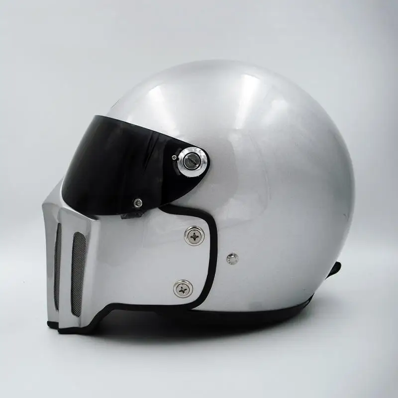 DOT Motorcycle helmet with fiberglass mask and visor retro vintage full face helmet big vision Fiberglass shell
DOT Motorcycle helmet with fiberglass mask and visor retro vintage full face helmet big vision Fiberglass shell
