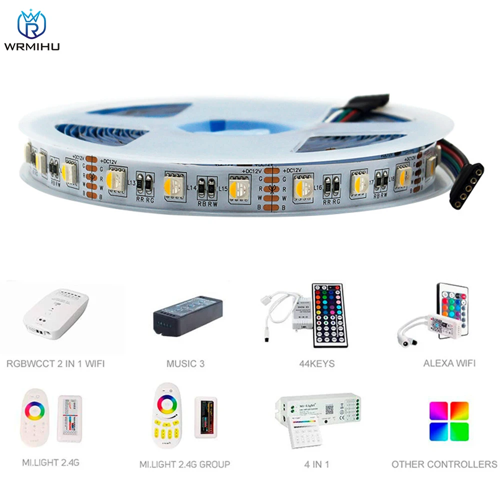 Super Bright 5m 12/24V SMD5050 60led/m RGBW/WW Festive Flexible Decoration Soft Light Strip For Building Ceiling Display Cabinet
Super Bright 5m 12/24V SMD5050 60led/m RGBW/WW Festive Flexible Decoration Soft Light Strip For Building Ceiling Display Cabinet