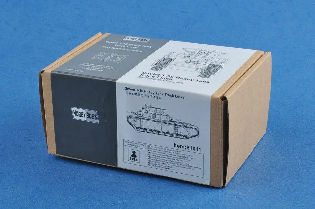 Гусеницы тяжёлого танка Hobbyboss 1/35 81011, советский T-35, для Hobbyboss 83841
Гусеницы тяжёлого танка Hobbyboss 1/35 81011, советский T-35, для Hobbyboss 83841