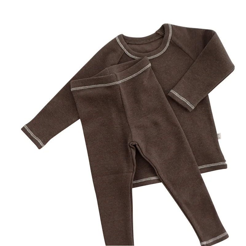 Baby Boys stitching clothes sets Autumn long sleeves Top and pants Kids Children Pajamas Solid color Girls Round Neck Outfits
Baby Boys stitching clothes sets Autumn long sleeves Top and pants Kids Children Pajamas Solid color Girls Round Neck Outfits