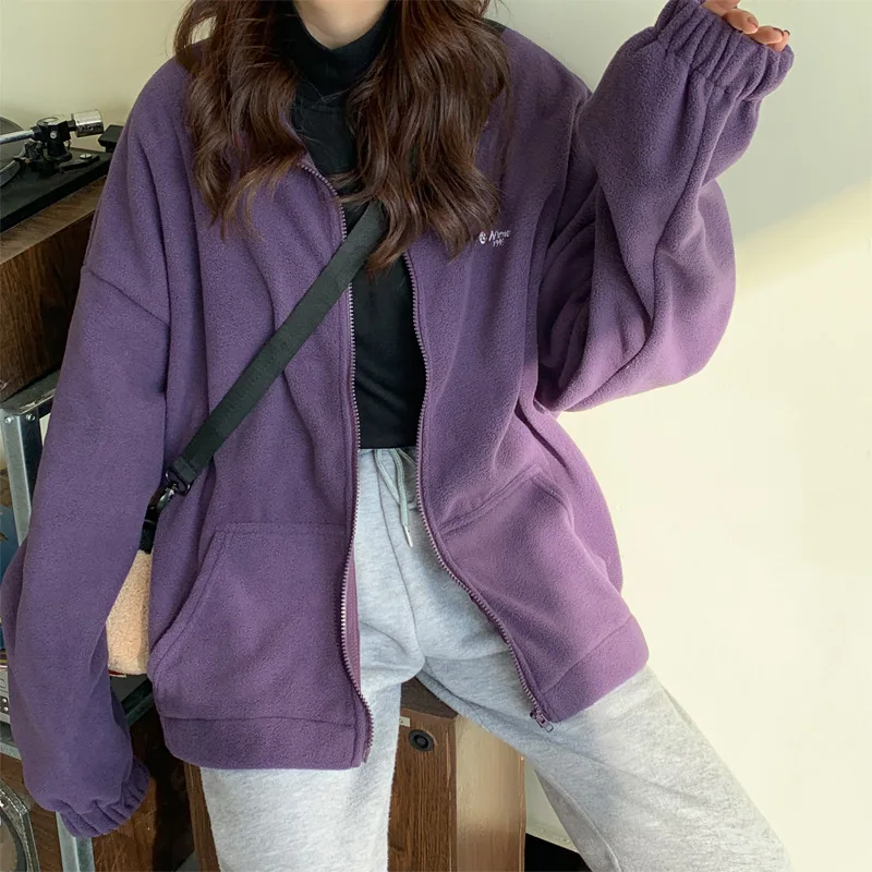 Hoodies Women Zip-up Turn-down Collar Printed Pocket Long Sleeve Korean Style New Trendy Casual BF Ulzzang Harajuku Womens Daily
Hoodies Women Zip-up Turn-down Collar Printed Pocket Long Sleeve Korean Style New Trendy Casual BF Ulzzang Harajuku Womens Daily