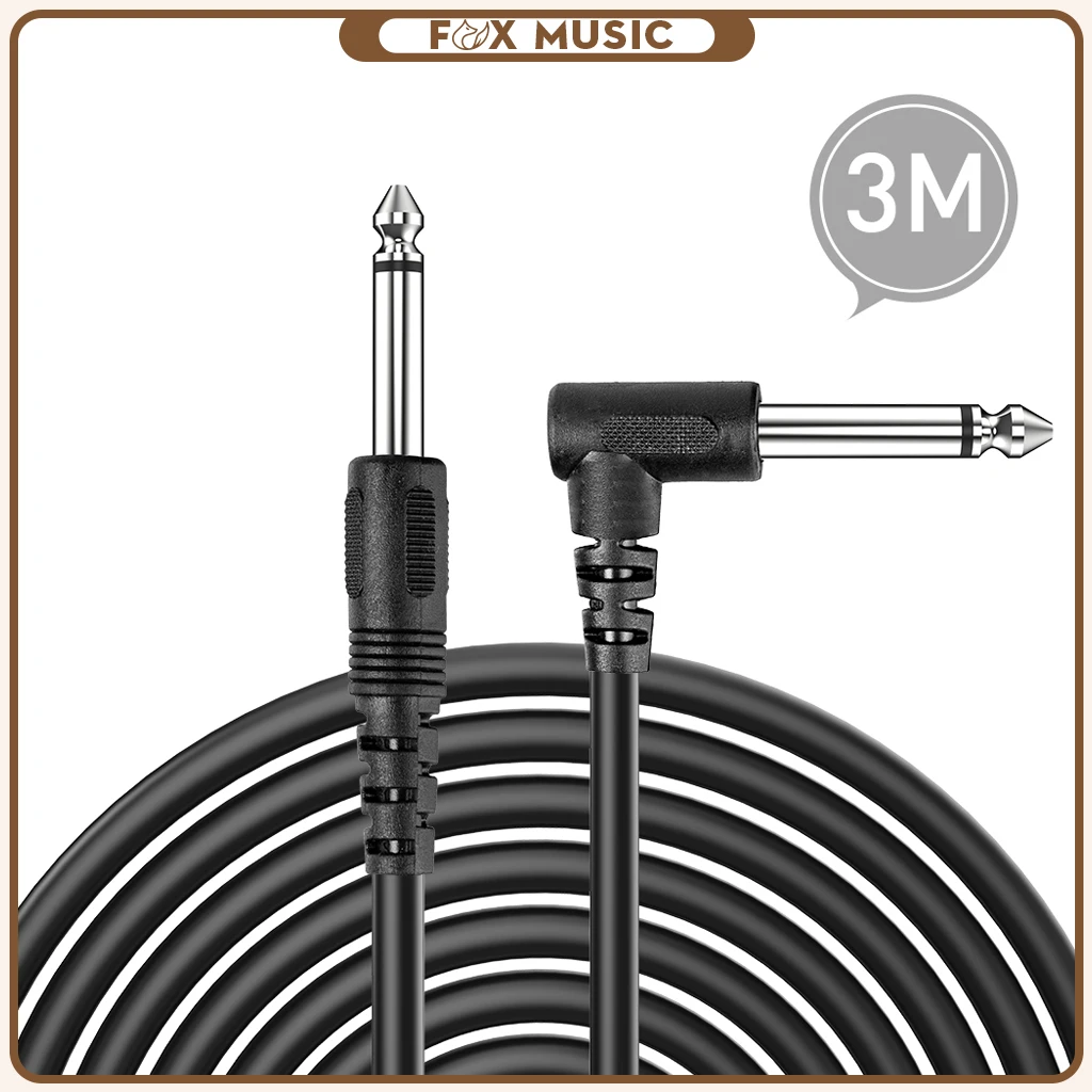 3M Bass Guitar Audio Cable Cable Dual Shielded Jack To Jack Plugs Cable 6.35mm For Electric Guitar Mixer Amplifier Replacement
3M Bass Guitar Audio Cable Cable Dual Shielded Jack To Jack Plugs Cable 6.35mm For Electric Guitar Mixer Amplifier Replacement