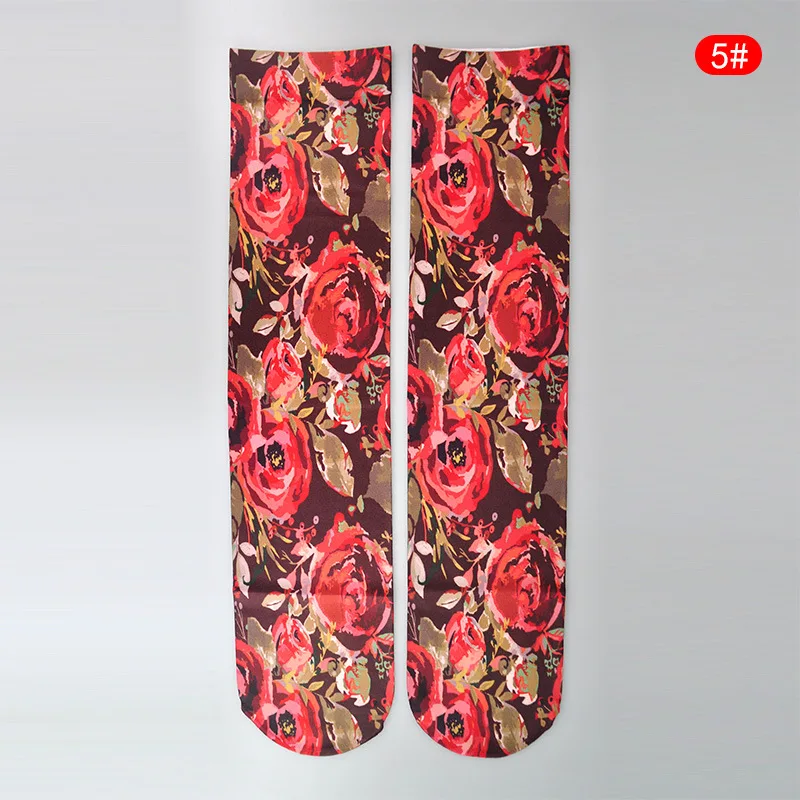 KASURE Flower Pattern Printed Knee High Stockings For Women Girl Long Nylon Elastic Spring Summer New Fashion Soft Stocking
KASURE Flower Pattern Printed Knee High Stockings For Women Girl Long Nylon Elastic Spring Summer New Fashion Soft Stocking