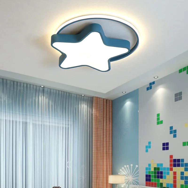 Factory direct Nordic bedroom LED lighting children's room star light living room eye protection light LED ceiling light
Factory direct Nordic bedroom LED lighting children's room star light living room eye protection light LED ceiling light
