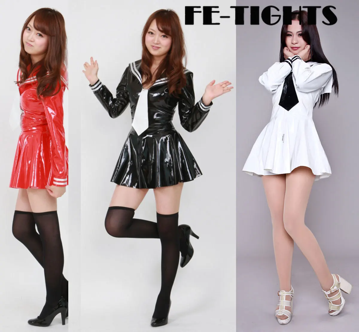 PVC Faux Leather Pleated Dress Cosplay Youth Student Sexy Lingerie Japanese Uniform Tie Maid Sailor Nightclub Erotic Costumes
PVC Faux Leather Pleated Dress Cosplay Youth Student Sexy Lingerie Japanese Uniform Tie Maid Sailor Nightclub Erotic Costumes