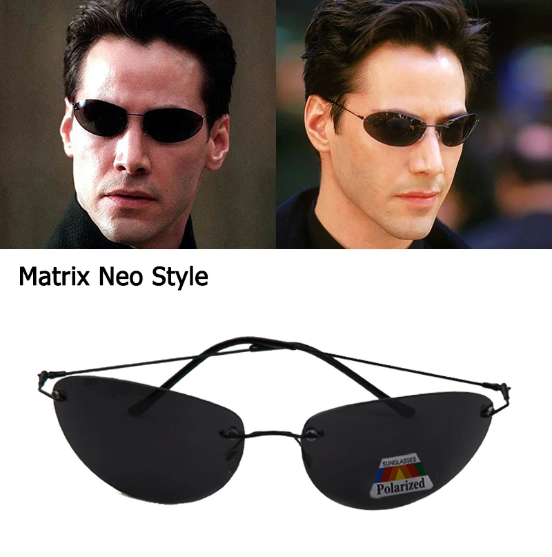 Vintage Classic Driving Ultralight Titanium Polarized Sunglasses Matrix Neo Style Rimless Aviation Sunglasses Oculos De Sol
Vintage Classic Driving Ultralight Titanium Polarized Sunglasses Matrix Neo Style Rimless Aviation Sunglasses Oculos De Sol