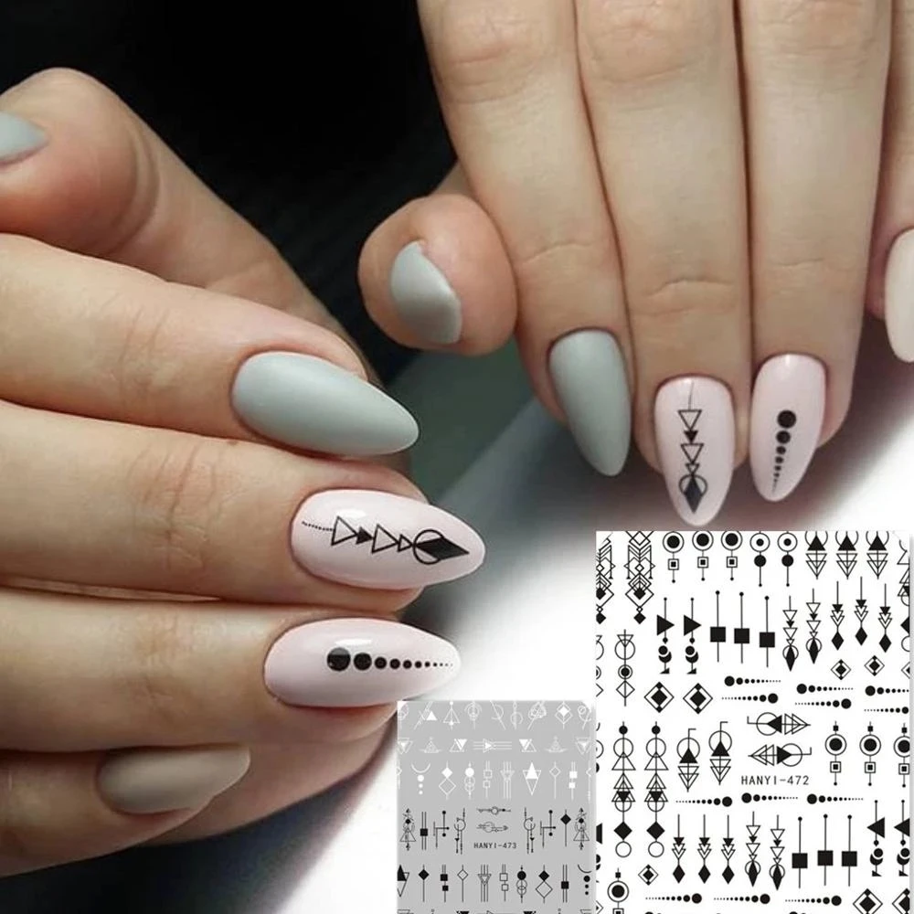 Newest Geometric Design 3D Self Adhesive Decal Slider DIY Decoration Tools Nail Sticker Hanyi472 473
Newest Geometric Design 3D Self Adhesive Decal Slider DIY Decoration Tools Nail Sticker Hanyi472 473