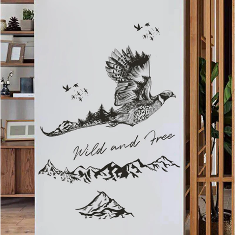 Creative Eagle Stickers For Mountain wall Home Decor Art PVC Vinyl Decals Fahion Removable Room Decor
Creative Eagle Stickers For Mountain wall Home Decor Art PVC Vinyl Decals Fahion Removable Room Decor